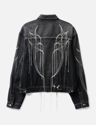 THUG CLUB Tribal Tree Denim Jacket - ShopStyle